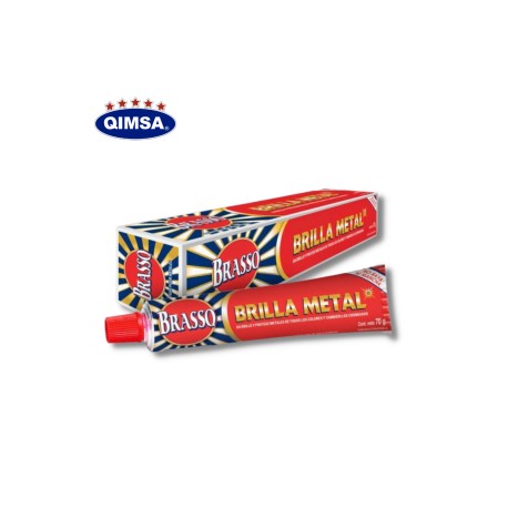 BRASSO CREMA PARA PULIR BRILLA METAL 70GR