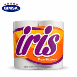 PAPEL HIGIENICO IRIS 4 ROLLOS