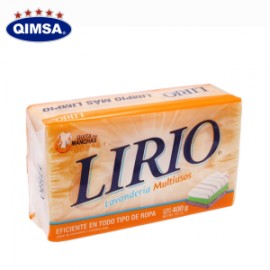 JABON AMARILLO LIRIO BARRA DE 400 GR PZA