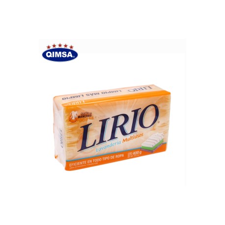 JABON AMARILLO LIRIO BARRA DE 400 GR PZA