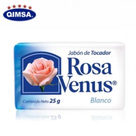 JABÓN BARRA MARCA ROSA VENUS 25gr. 1 Pieza