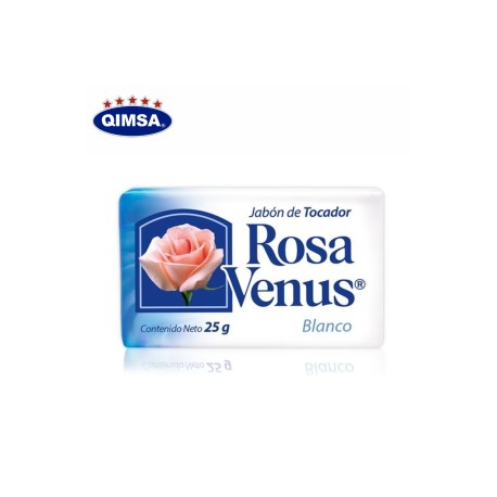 JABÓN BARRA MARCA ROSA VENUS 25gr. 1 Pieza