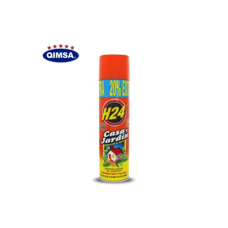 INSECTICIDA H-24 CASA Y JARDÍN. (460ml)